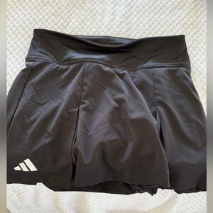 Adidas black club pleat skirt with shorts underneath, never worn, new with tags